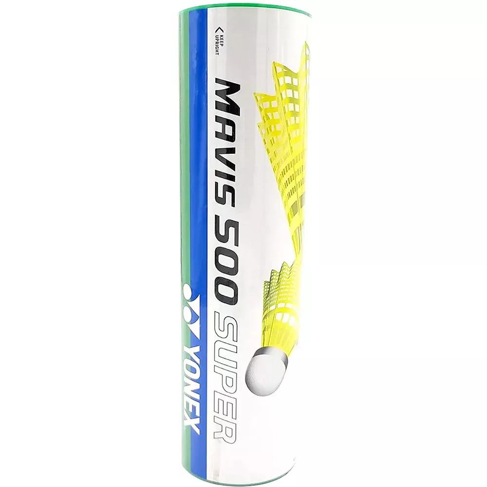 YONEX Mavis 500 Super Green Cap Nylon Shuttlecock pack of 10