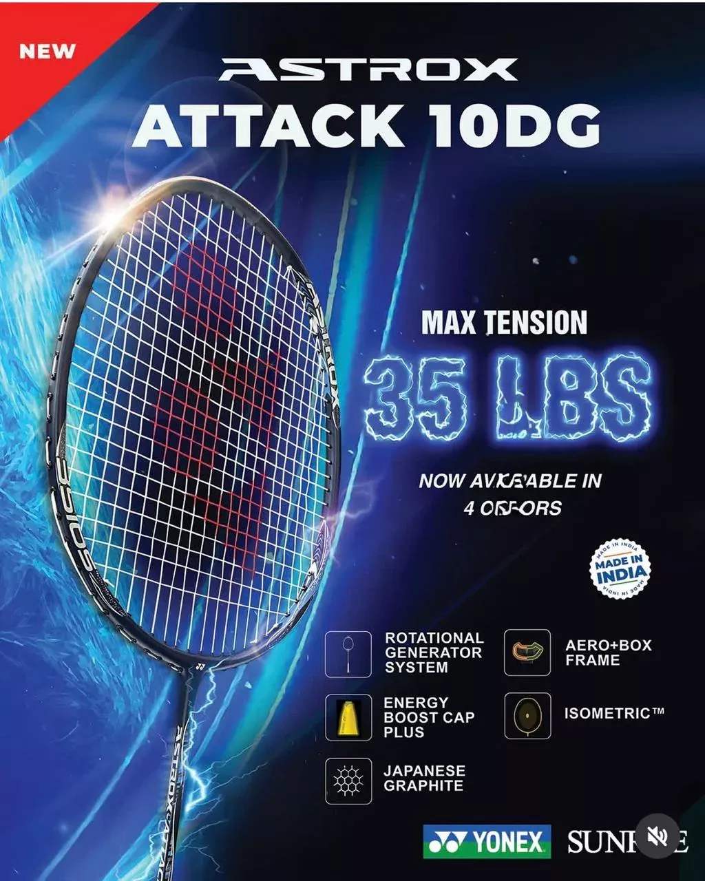 YONEX Astrox Attack 10 DG